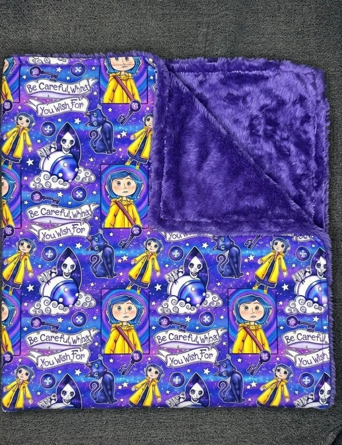 Be Careful What You Wish For Plush Bamboo Blanket (Pre Order with expected delivery end of August)