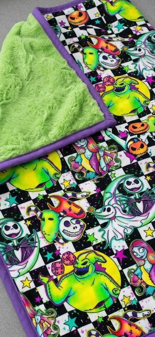 Frightfully Fearful Plush Bamboo Blanket (Pre Order with expected delivery end of August 2026)