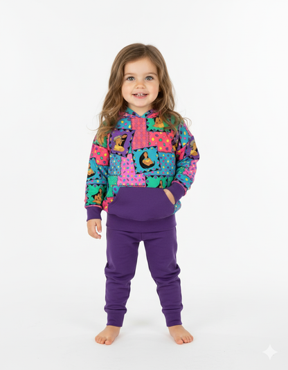 Retro Remix Bamboo Jogger Set (pre order)