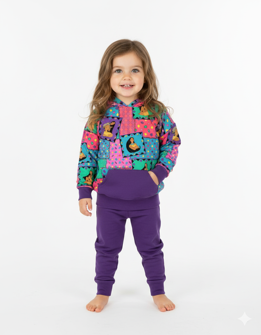 Retro Remix Bamboo Jogger Set (pre order)