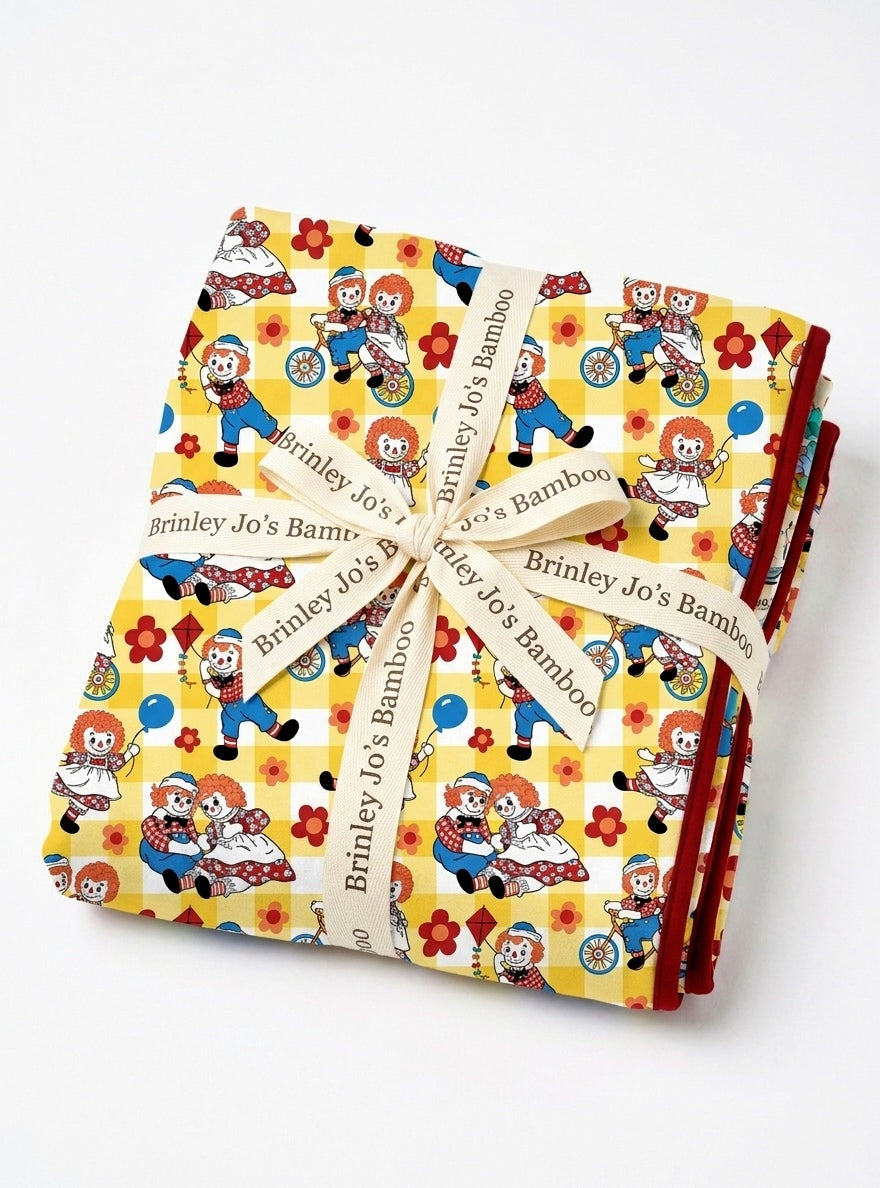 Memory Lane Double Layered Bamboo Blanket