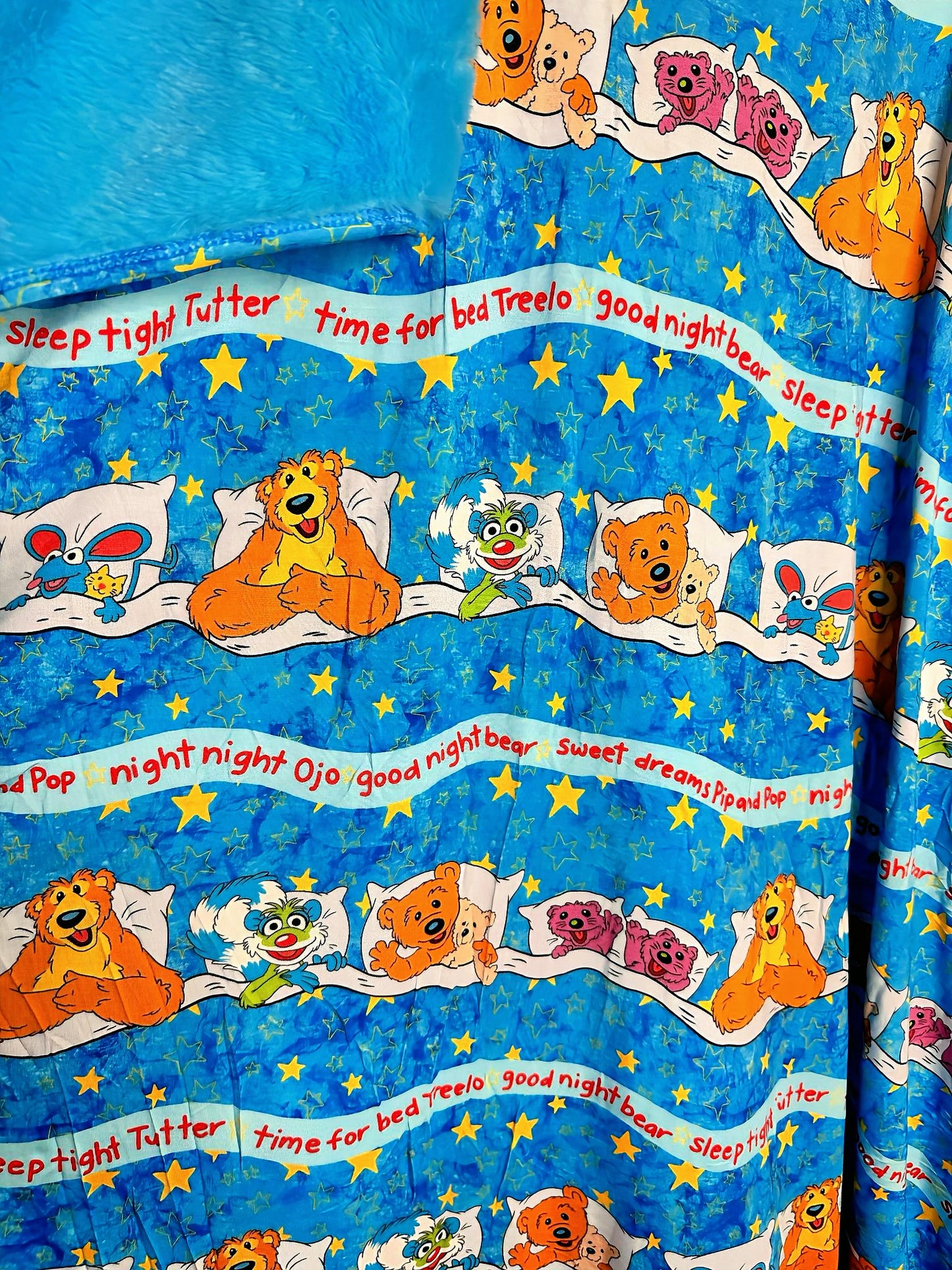 Goodnight Bear Plush Bamboo Blanket (Pre Order with expected delivery August 2026)