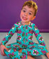 Dino-Mite Snow Day Bamboo Romper (Pre-order with arrival of the end of November)