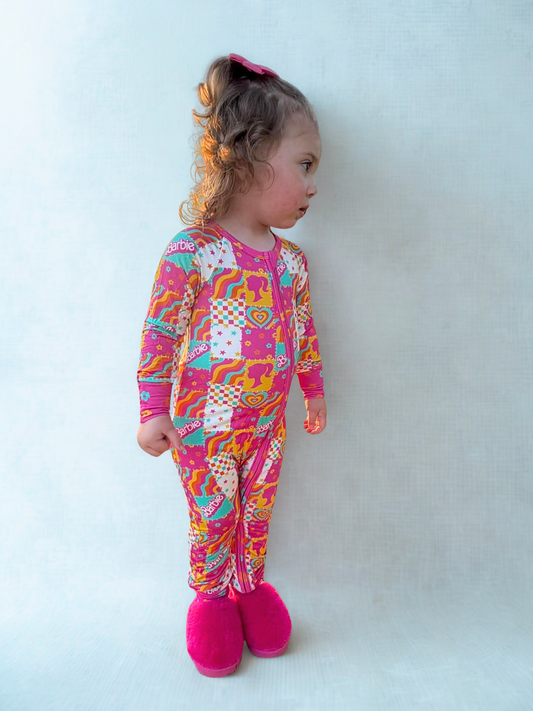 Flower Power Bamboo Romper