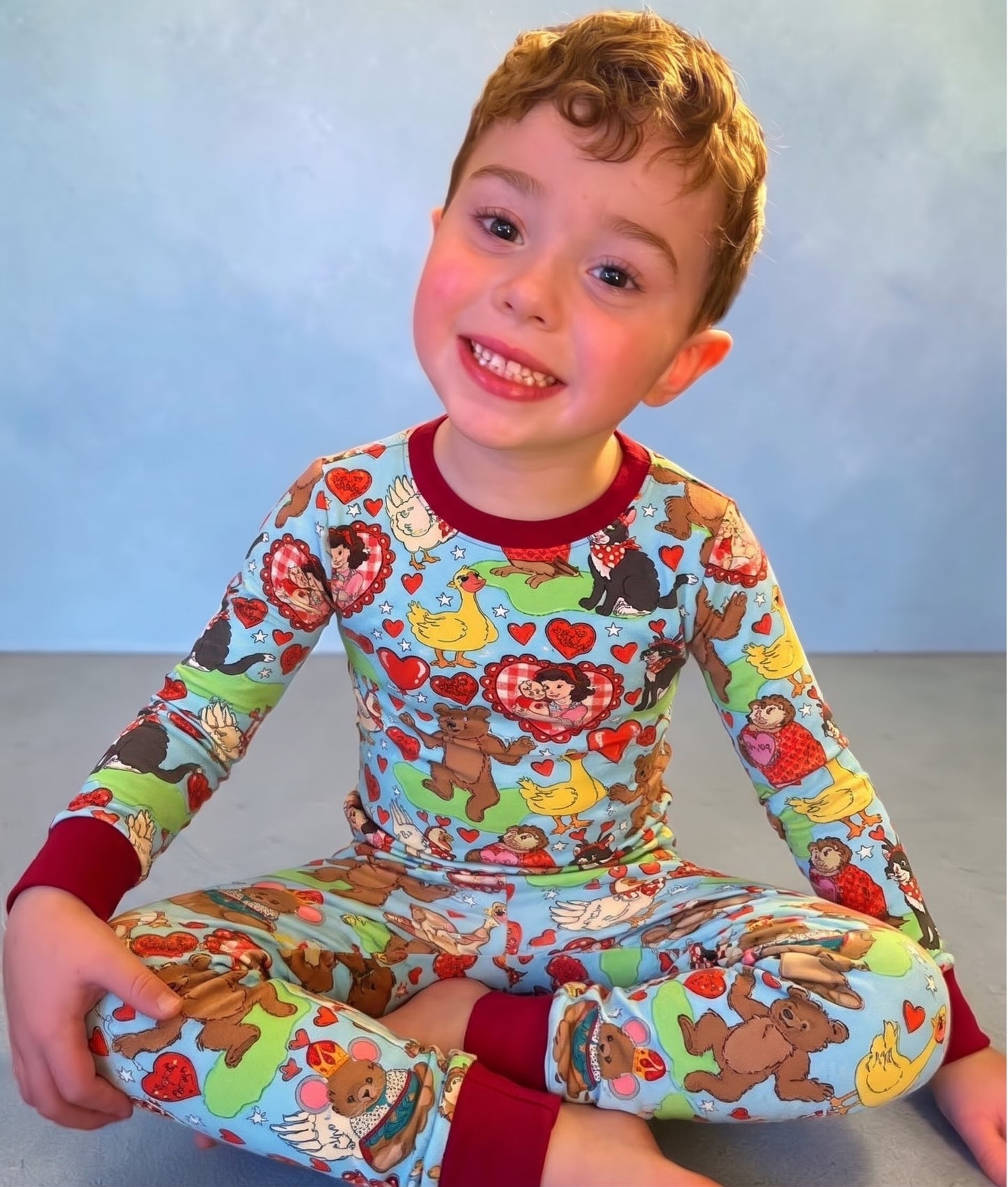 Love You Beary Much Bamboo Long Sleeve and Pants Two Piece Pajama Set (Pre order with expected arrival at the beginning of January 2027)