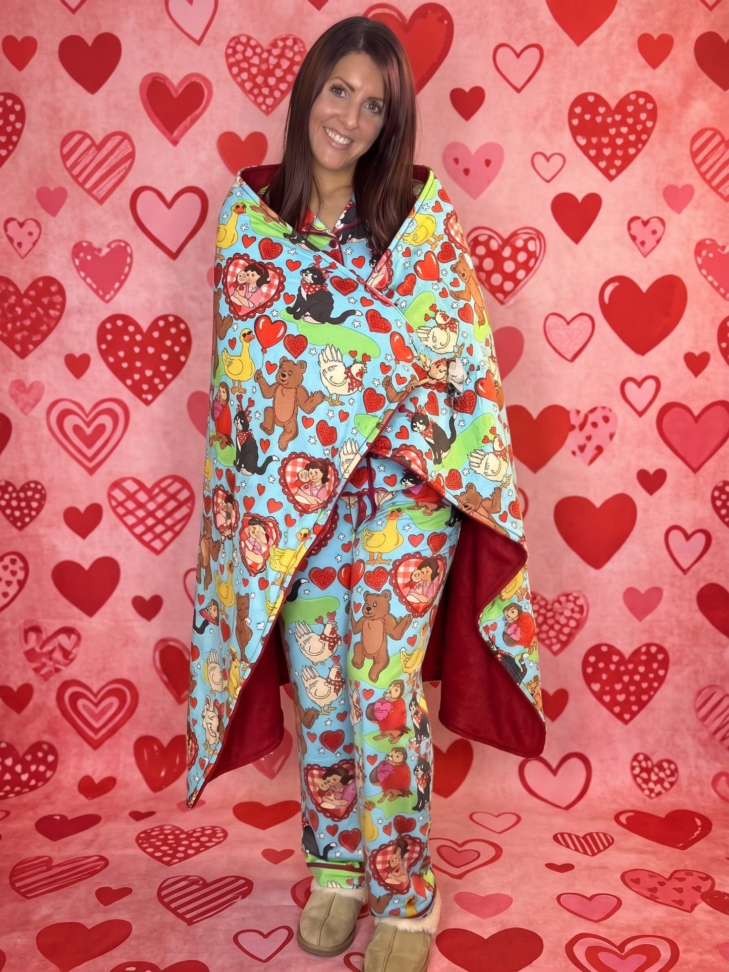 Love You Beary Much Double Layered Bamboo Blanket (Pre Order with expected arrival at the beginning of January 2027)