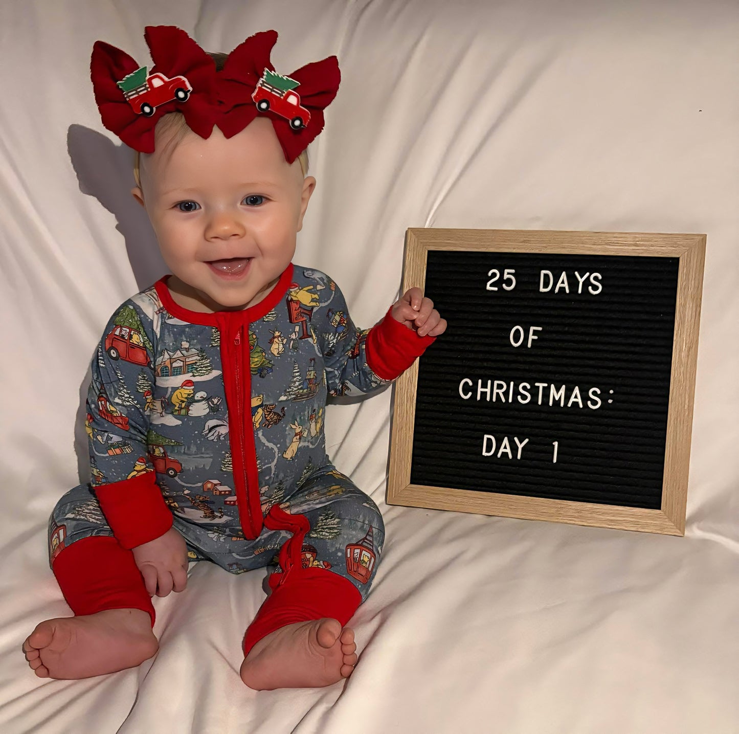 Winter Woodlands Bamboo Romper