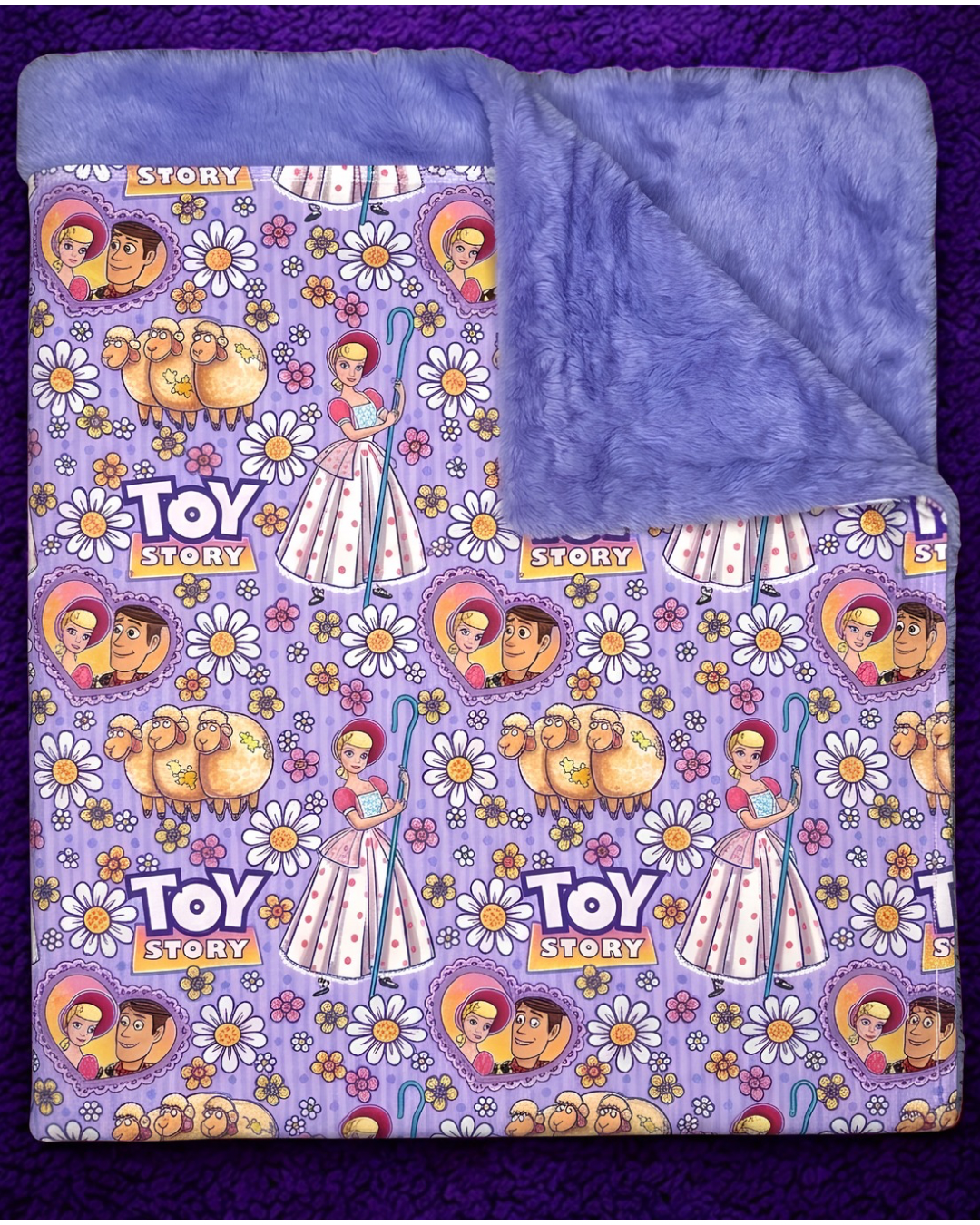 Rootin' Tootin' Daisies Plush Bamboo Blanket (Pre Order with expected delivery mid September)