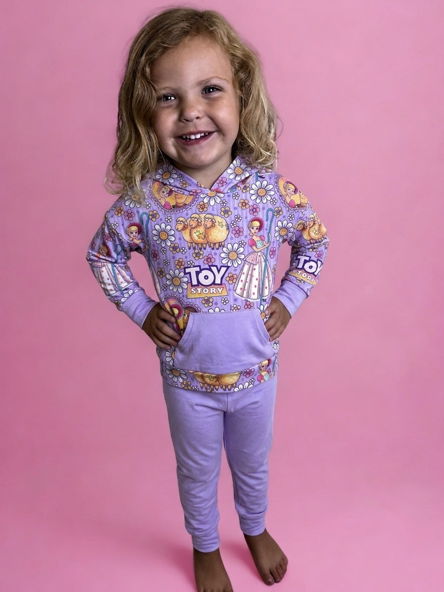Rootin' Tootin' Daisies Bamboo Toddler Hoodie (Pre Order with expected arrival mid September)