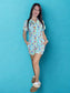 Baby Buds Adult Bamboo Button Up Top and Shorts Set