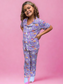 Rootin’ Tootin’ Daisies Toddler Bamboo Two Piece Button Up Top and Bottoms Pajama Set