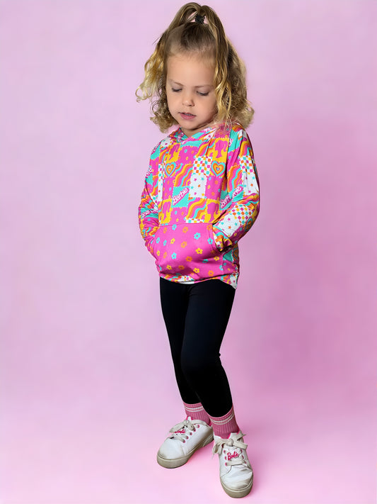 Flower Power Bamboo Toddler Hoodie