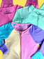 Color Block Yellow & Pink Bamboo Romper