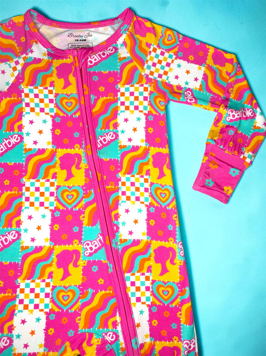 Flower Power Bamboo Romper