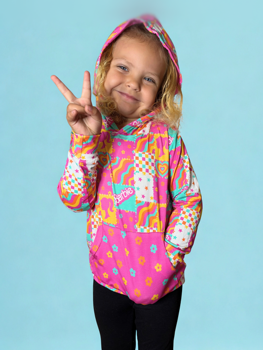 Flower Power Bamboo Toddler Hoodie